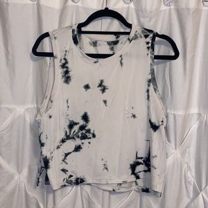 Lululemon tank top - tye dye white and blue size 6